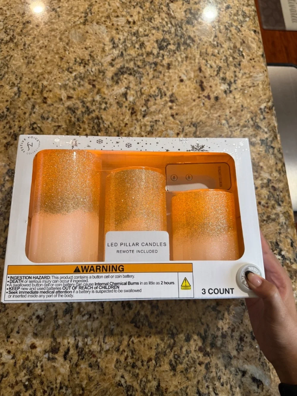 LED Pilar Candles (2 boxes) + LED Votive Candles (9 pk)