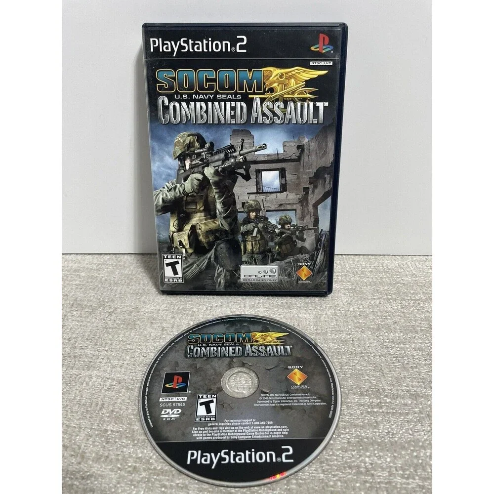 PlayStation 2 Socom Navy Seals Combined Assault PS2