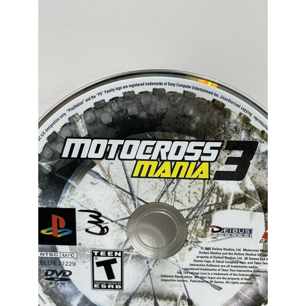 Motorcross Mania 3 (Sony Playstation 2 PS2) Game Disc
