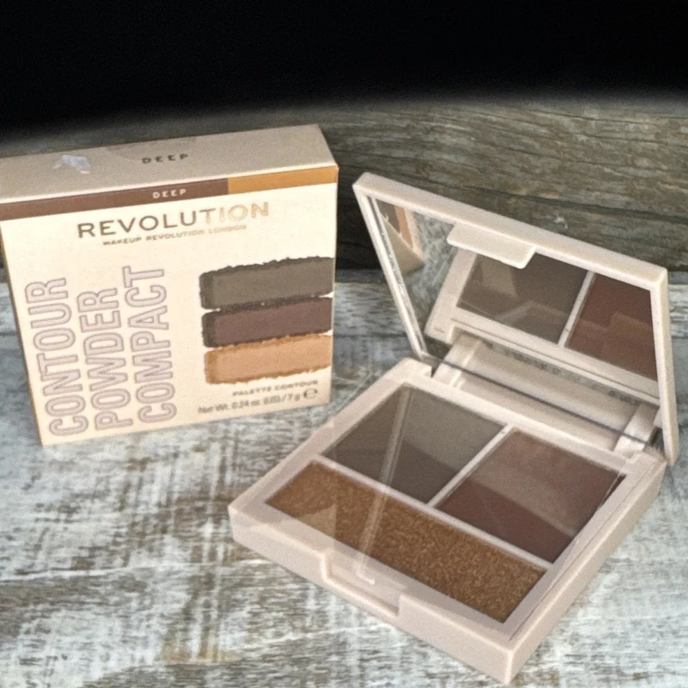 Revolution‎ London Face Powder Contour Palette Sealed Compact Deep | MSRP = $10