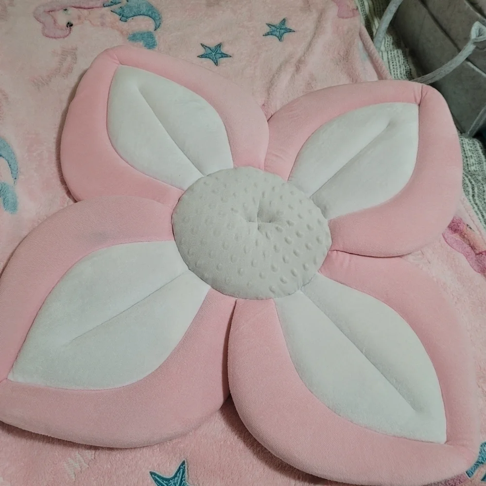 Flower Baby Girl Bath Soft Blooming Bath Seat One Size