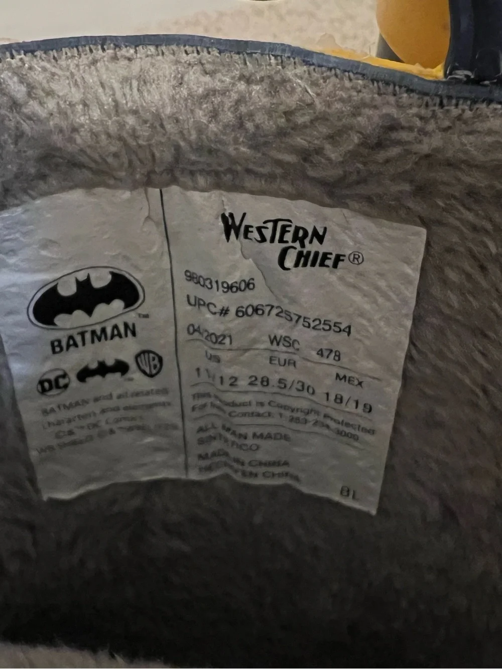 Western Chief official batman