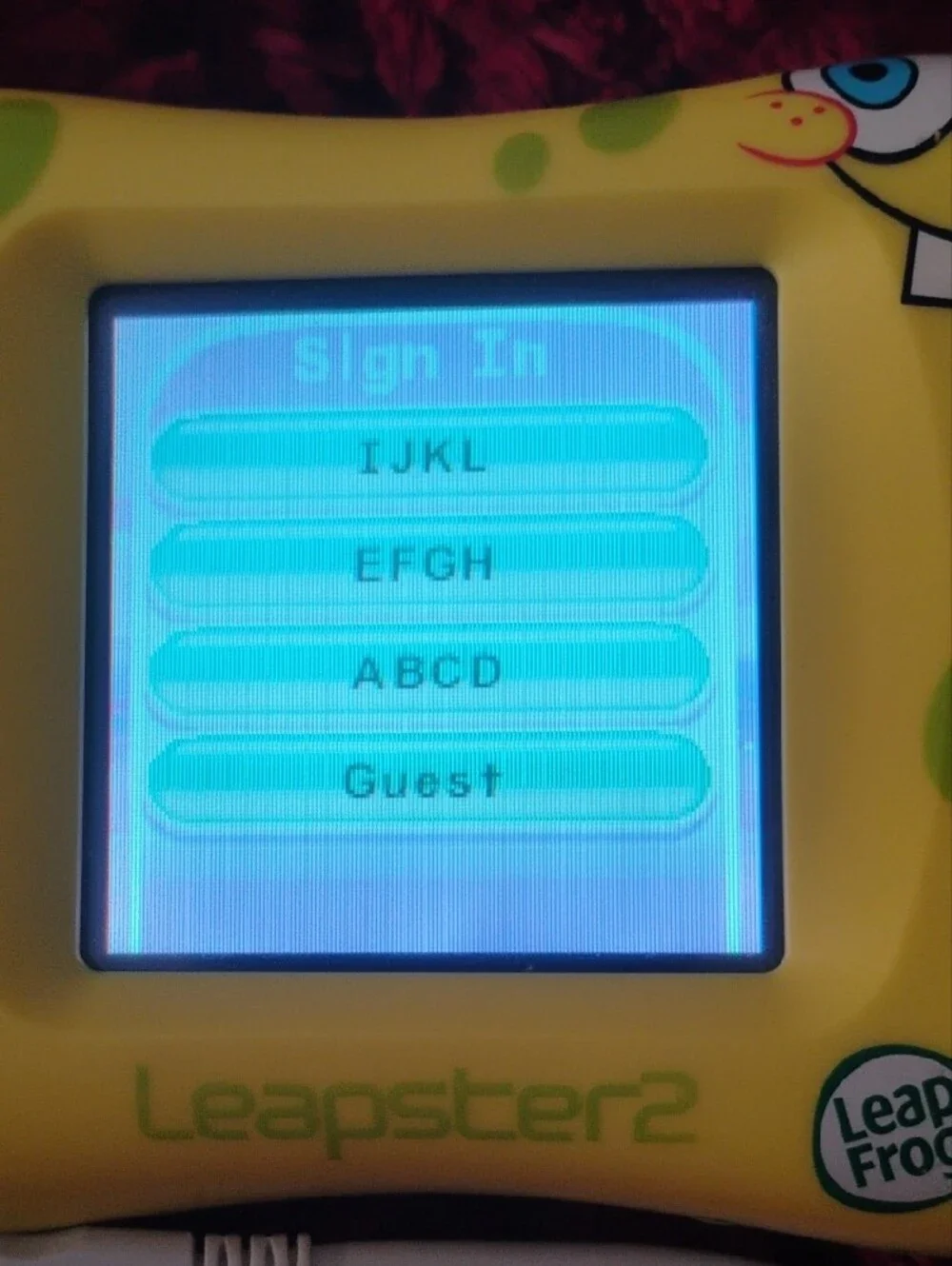 Leapfrog leapster2 handheld