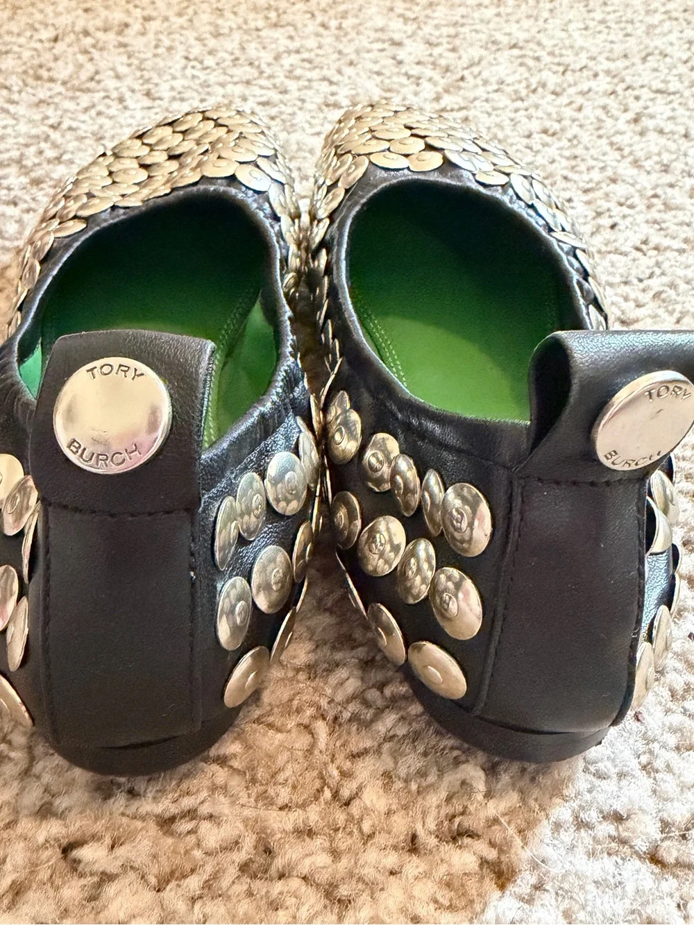 Tory Burch Studded Ballet Flats