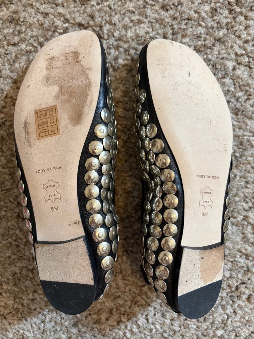 Tory Burch Studded Ballet Flats