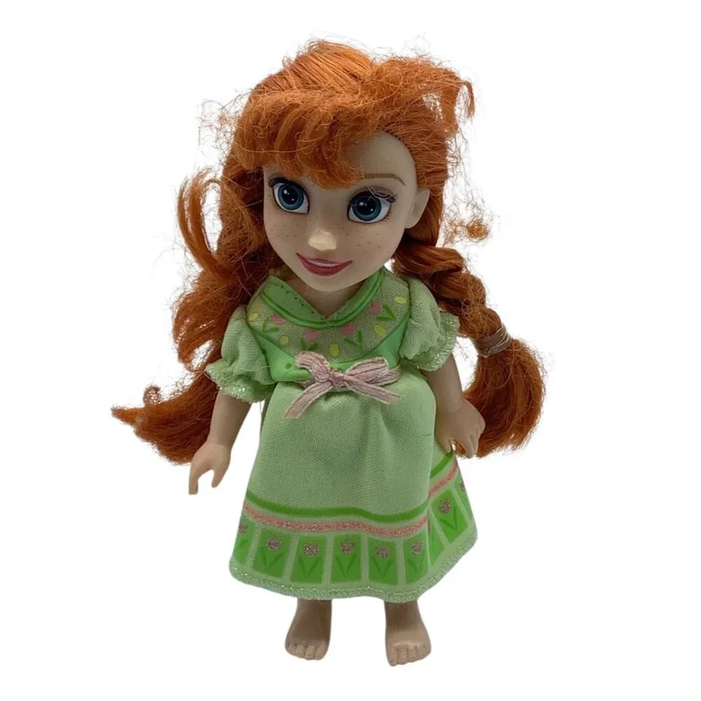Disney Frozen Petite‎ Princess Anna Doll Figure Jakks Pacific 6