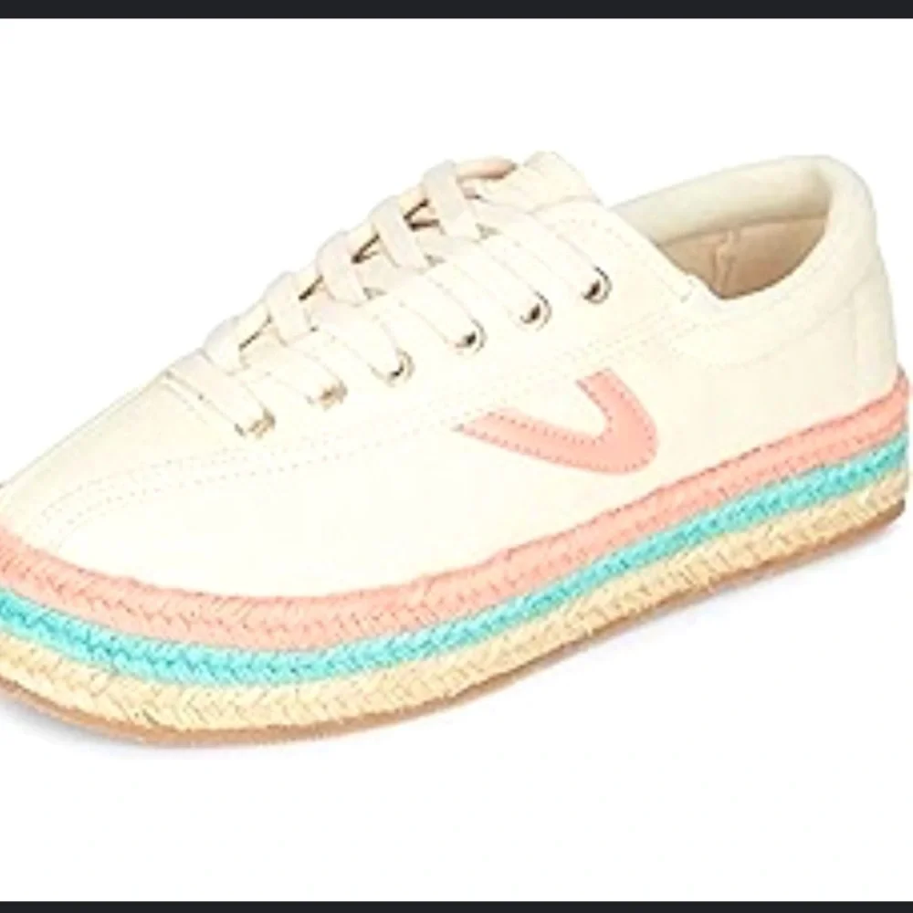TRETORN Women's Nylite Canvas Sneakers multi fall espadrille casual platform