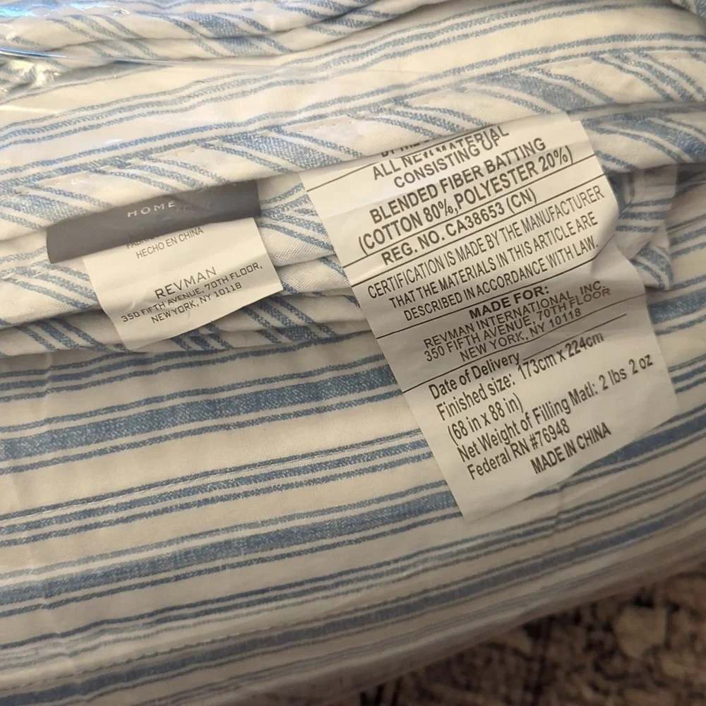 Nautica sham blue matching