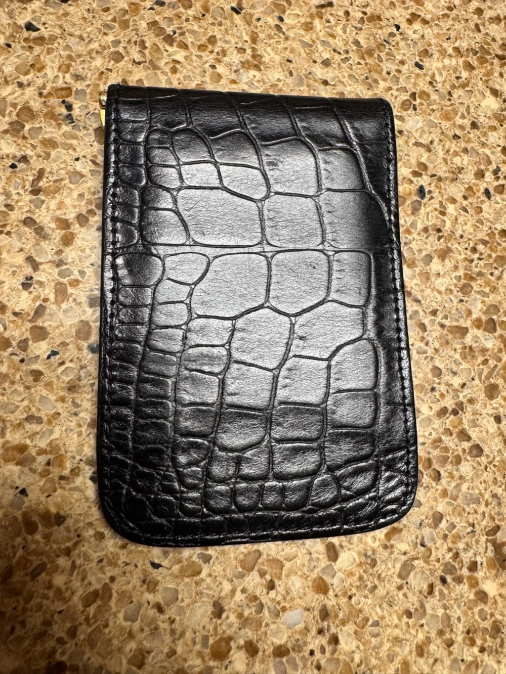 Source Unknown croc embossed