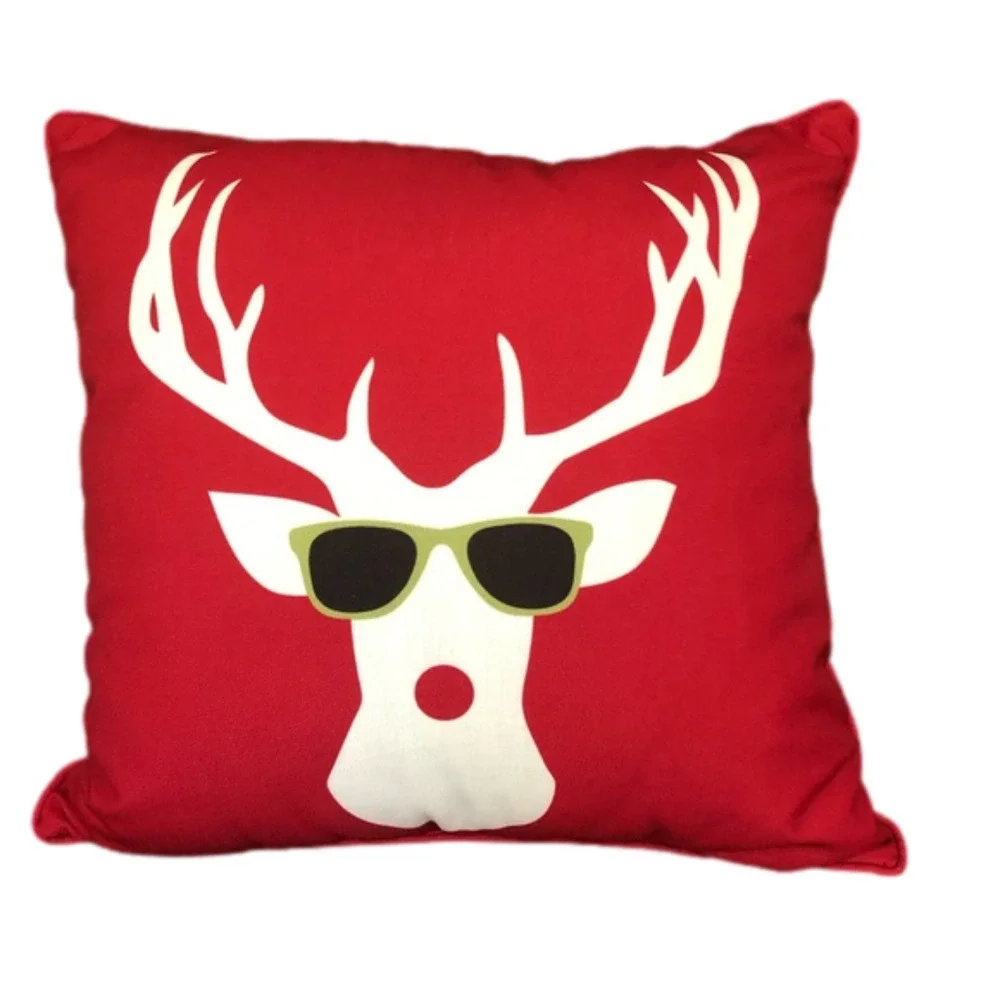 Decorative Cool Reindeer Pillow