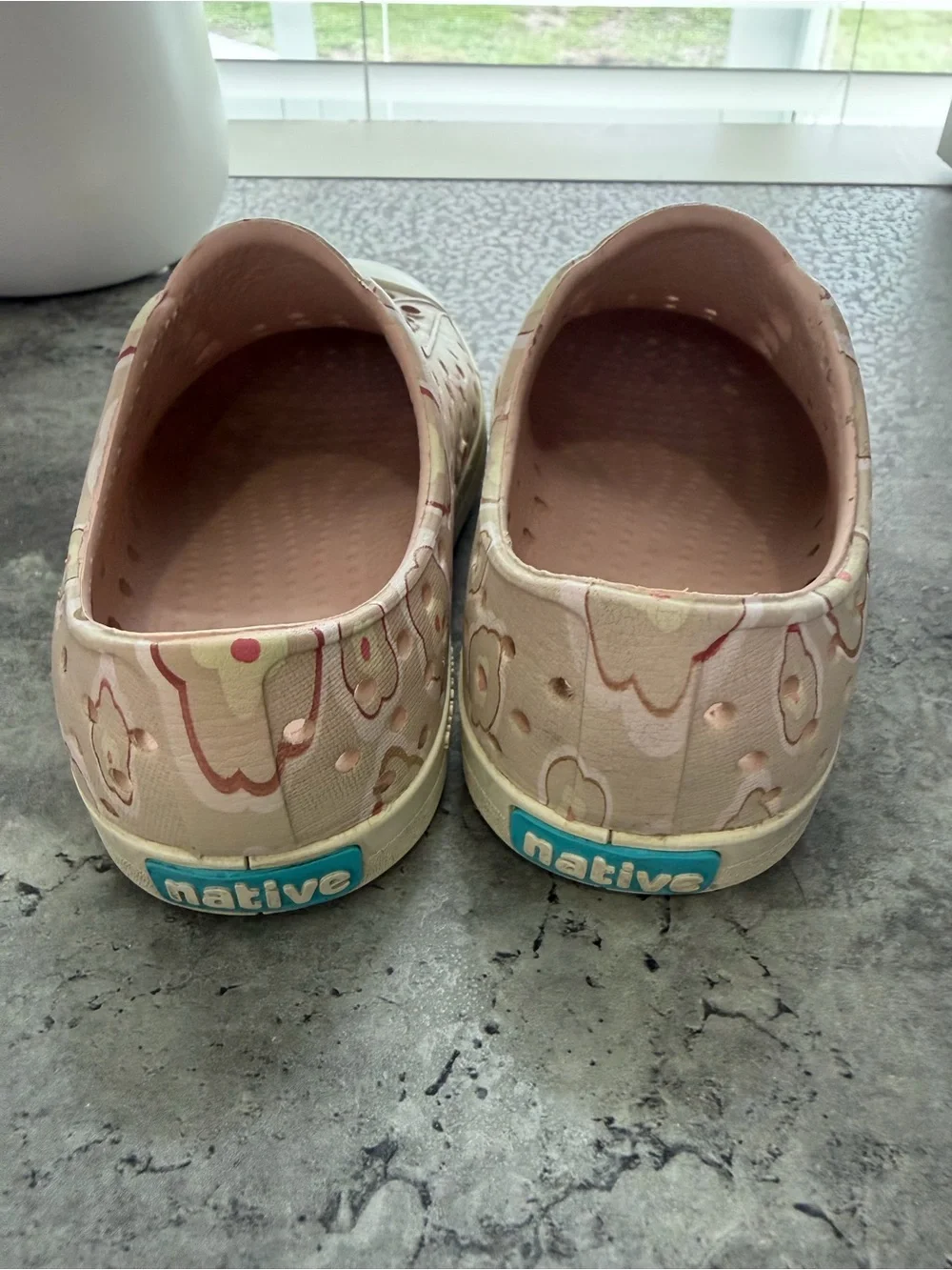 NATIVE Floral Slip-On Clogs
