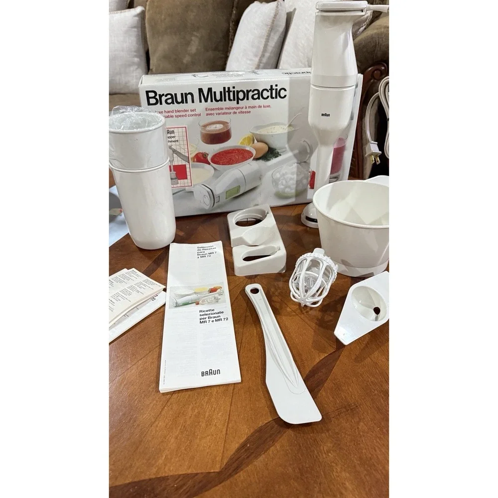 Braun Multipractic MR7 Hand Blender SET‎ De Luxe Complete