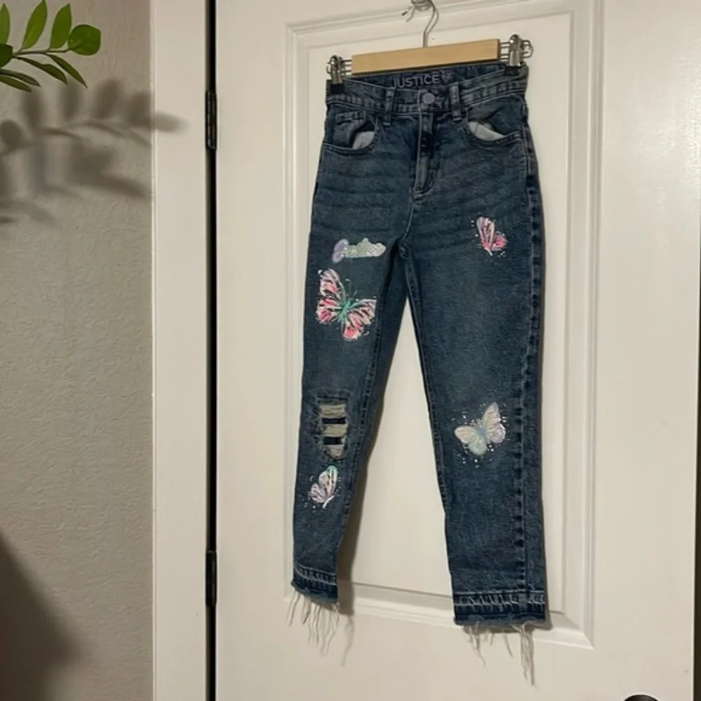 Girls Justice distressed jeans