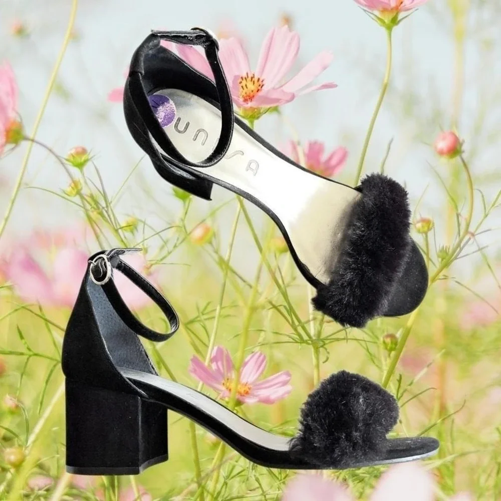 Unisa black faux