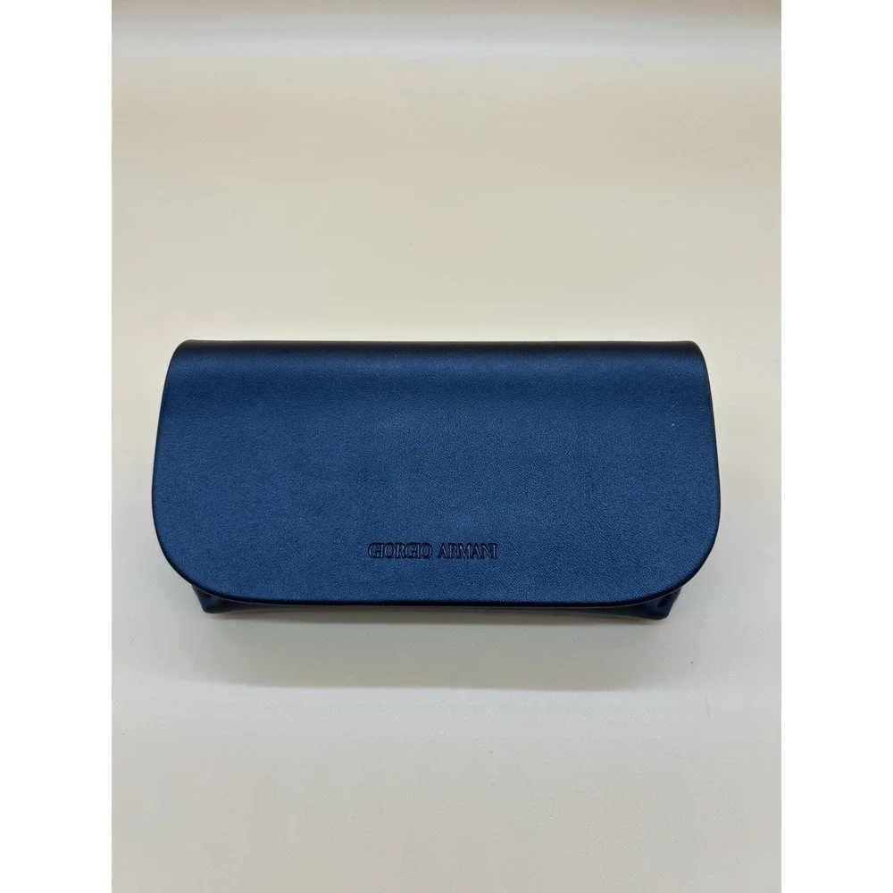 Giorgio Armani Eyeglass/ Sunglasses Case Black Snap‎ Closure Hard Shell