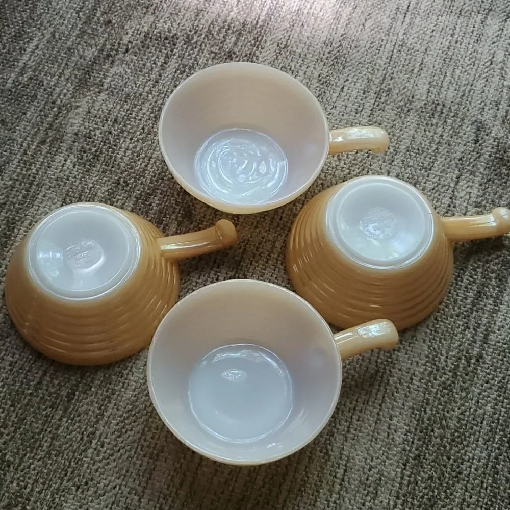 Fire King Ware | Handled Lusterware Bowls