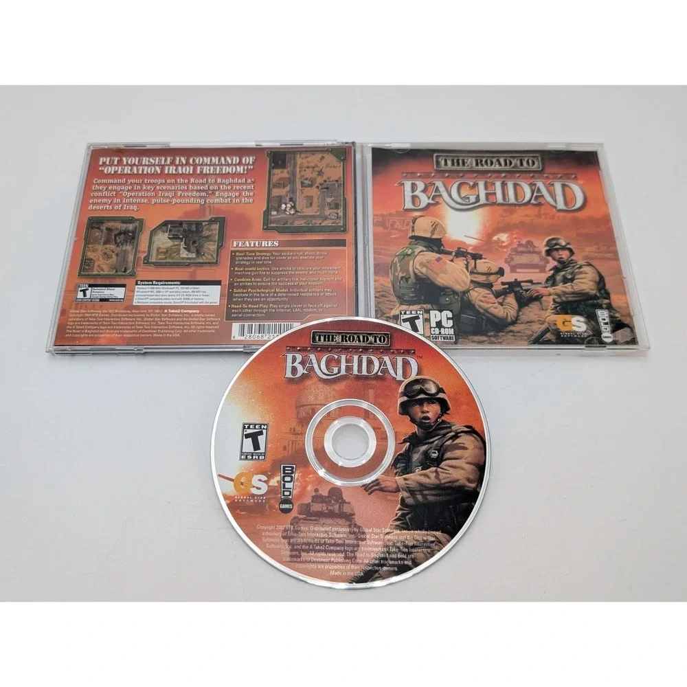 The Road to Baghdad PC 2003 Complete CIB Tested Working VGC Military Game