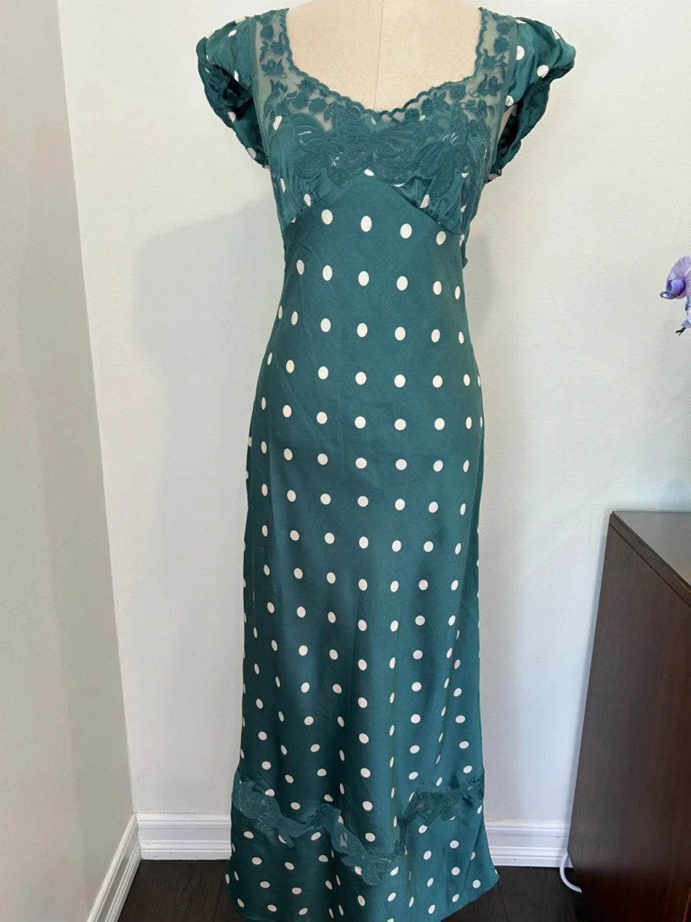 Free People silky teal