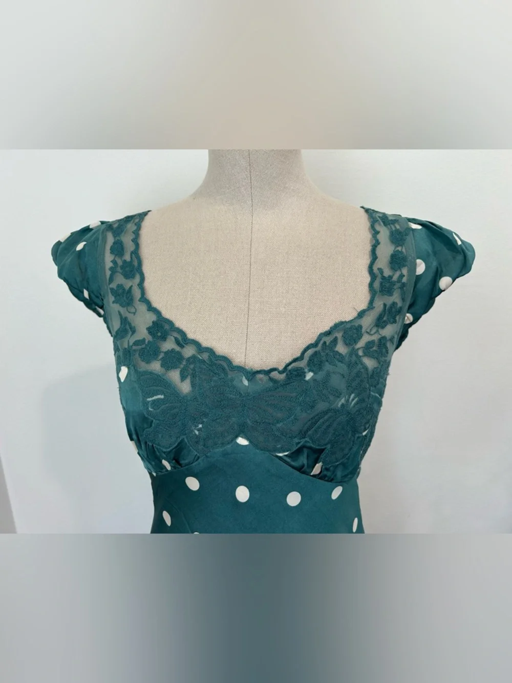 Free People silky teal