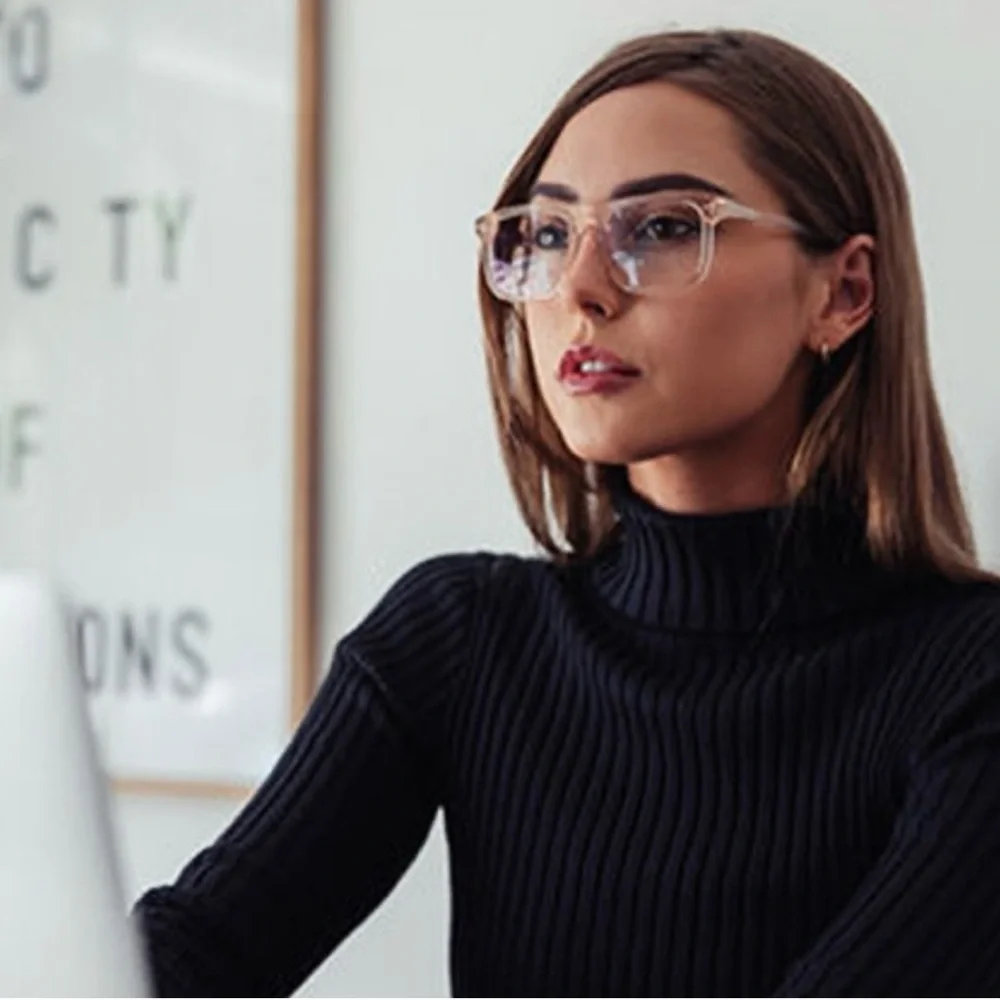 MVMT Women's Clear Blue Blocking Glasses