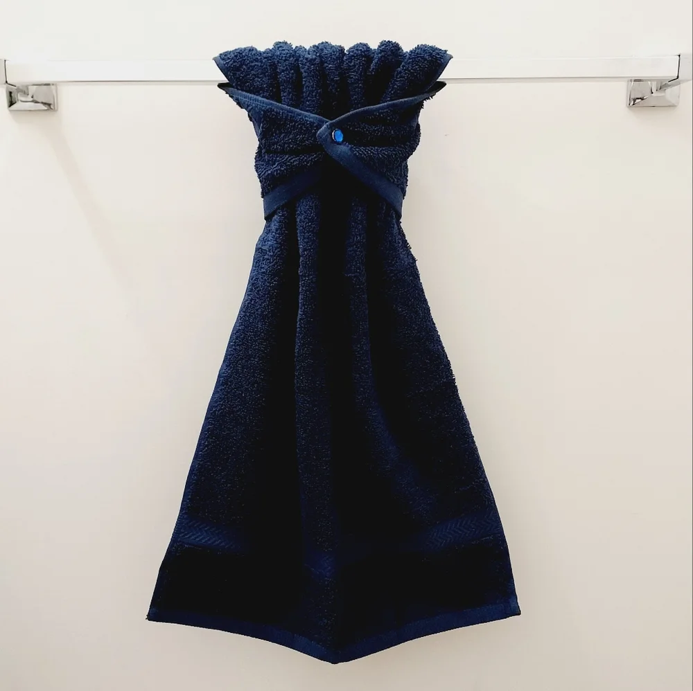 ❤️NEW!❤️ #9137-C ■White Hang'N'Snap Towel 🤍Select snap
