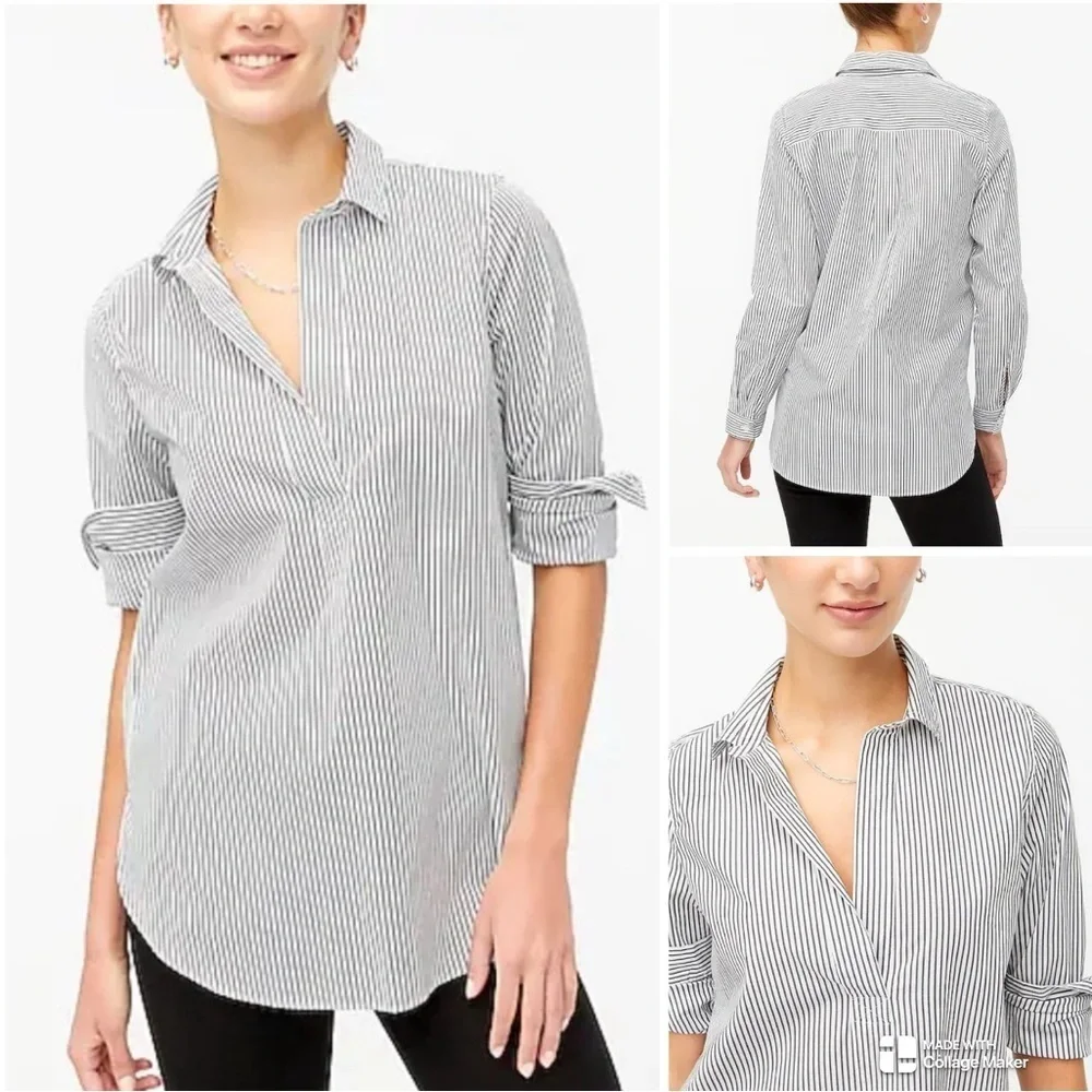 J. Crew popover cotton tunic