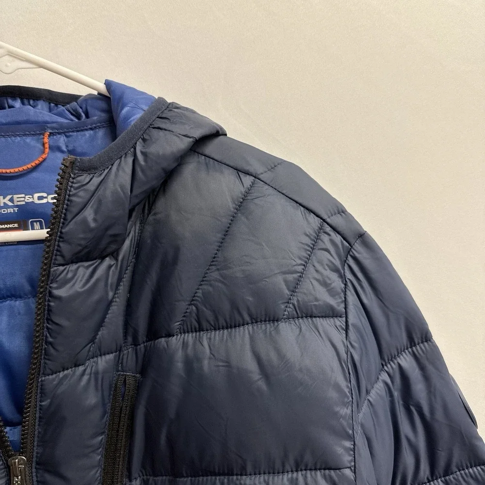 Hawke & Co Dark Blue Men's Quilted‎ Jacket Sz M