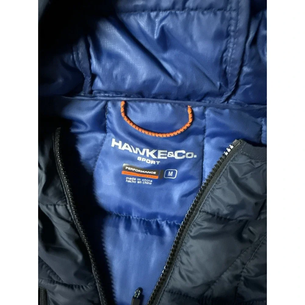 Hawke & Co Dark Blue Men's Quilted‎ Jacket Sz M