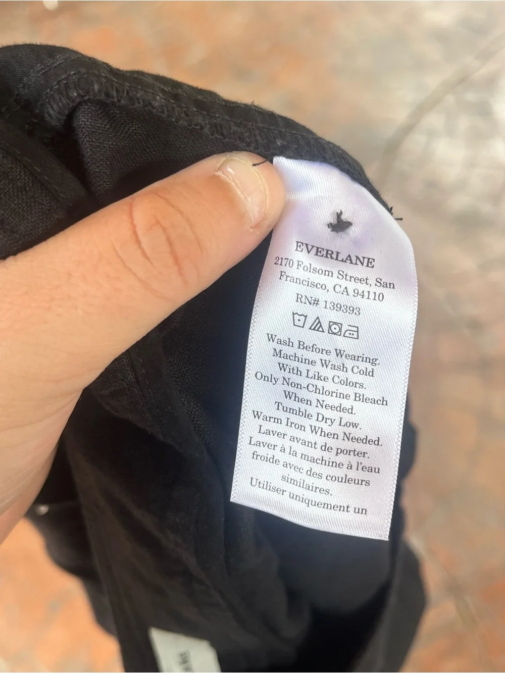 Everlane linen flax