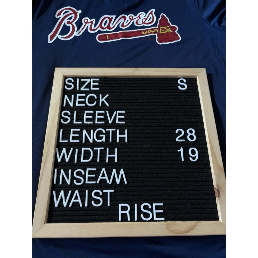 Nike Officially Licensed Shirt Size S Atlanta Braves‎ # 14