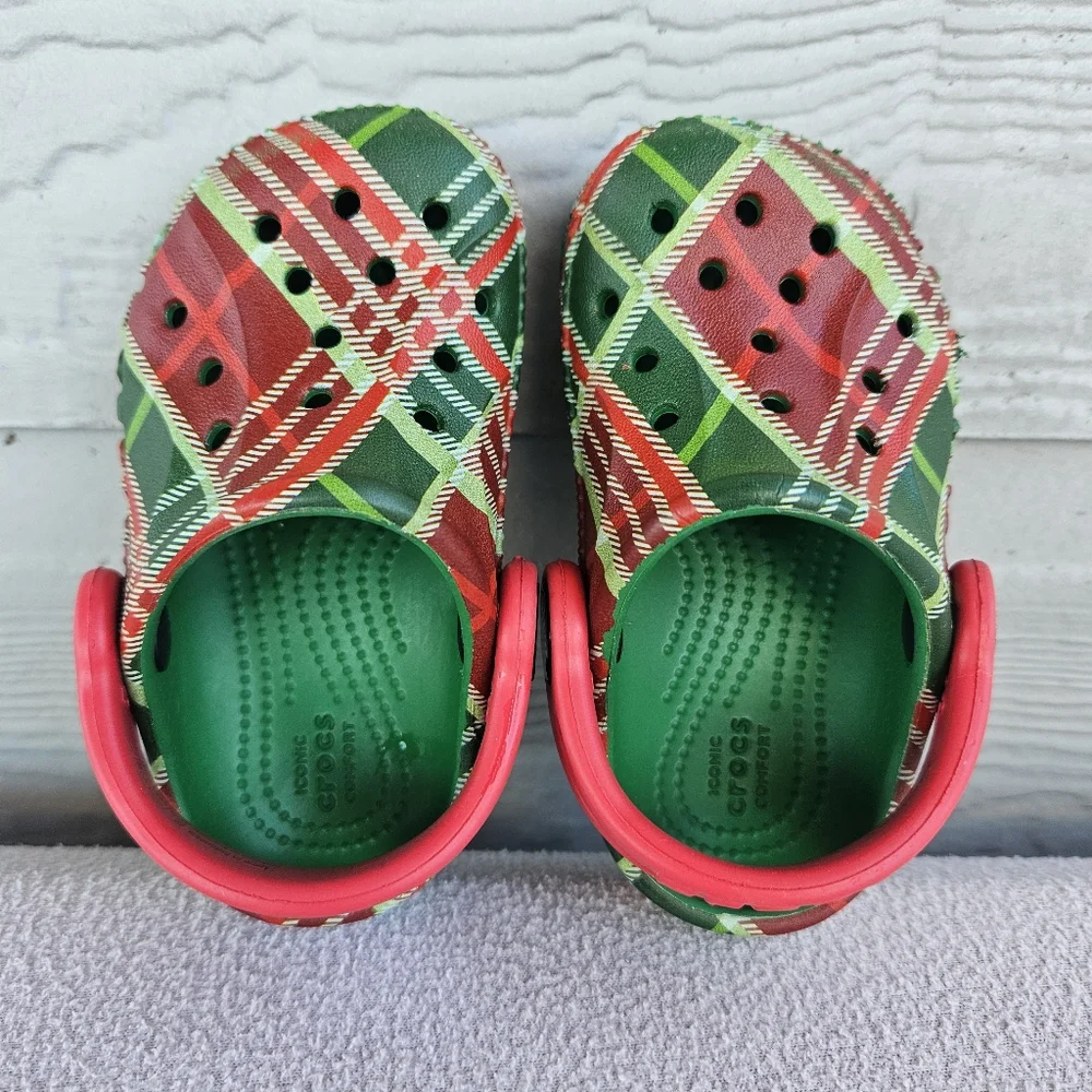 CROCS christmas smoke heel