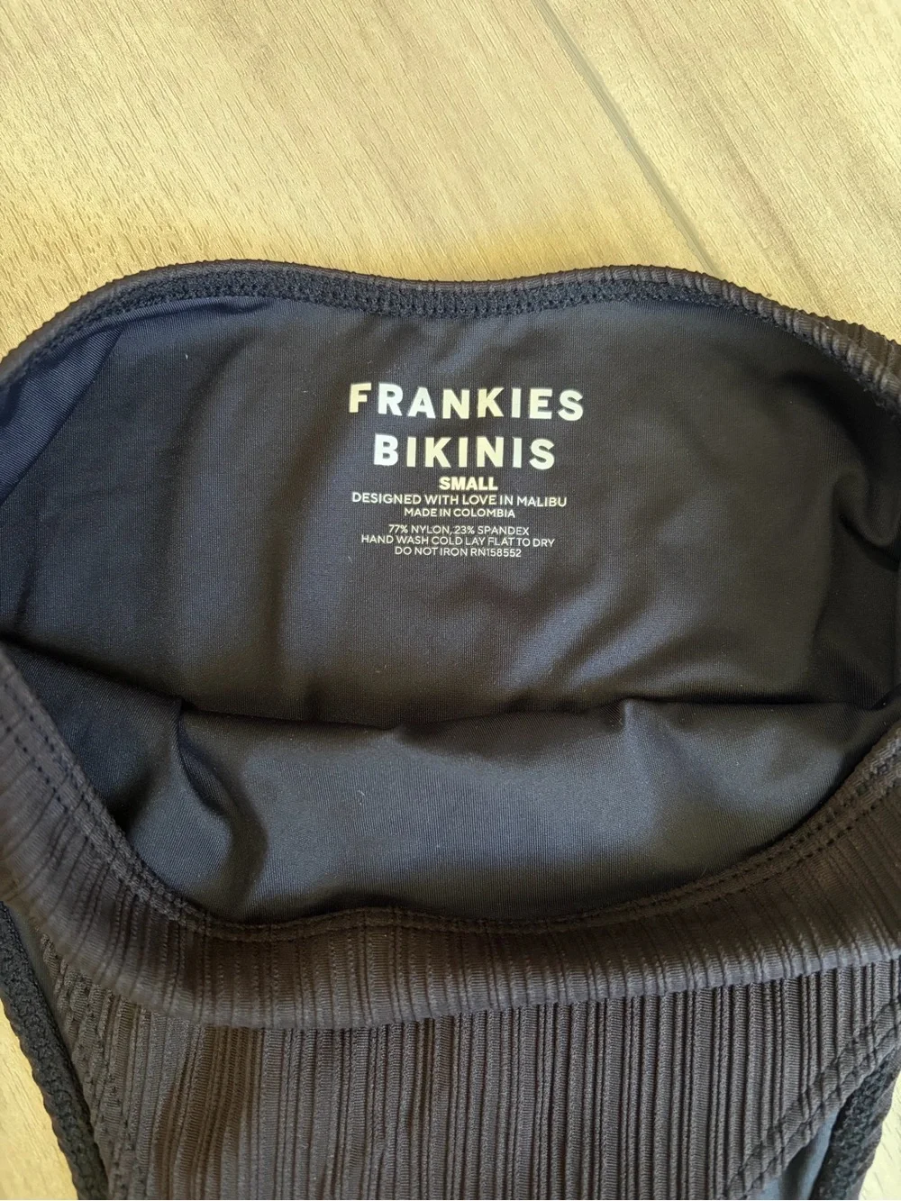 Frankies Bikinis ribbed high