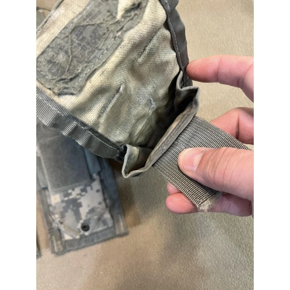 Set of 4 MOLLE Triple Magazine Pouch‎ Dump Pouch Army Digital Camo
