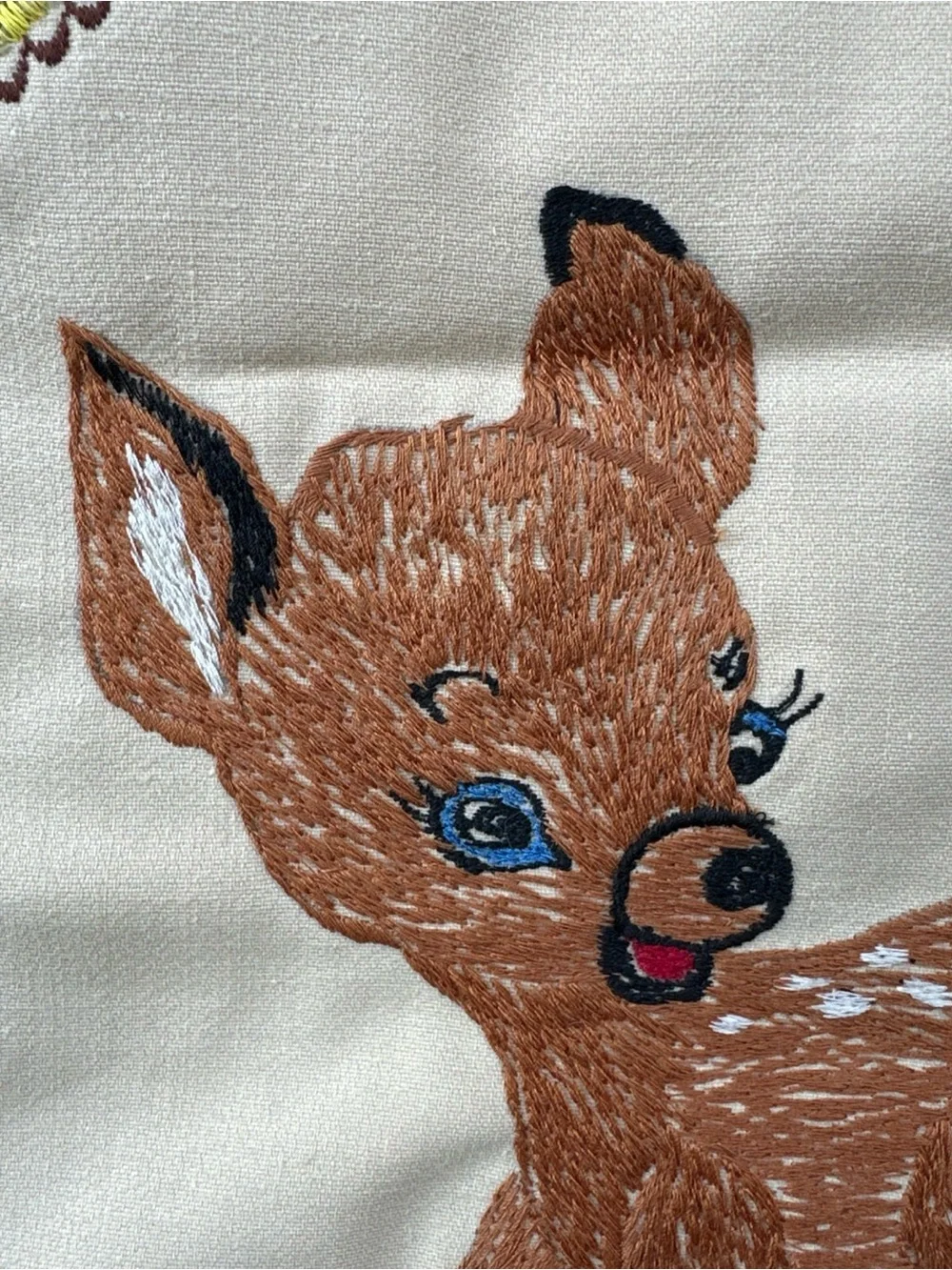 Handmade vintage needlepoint