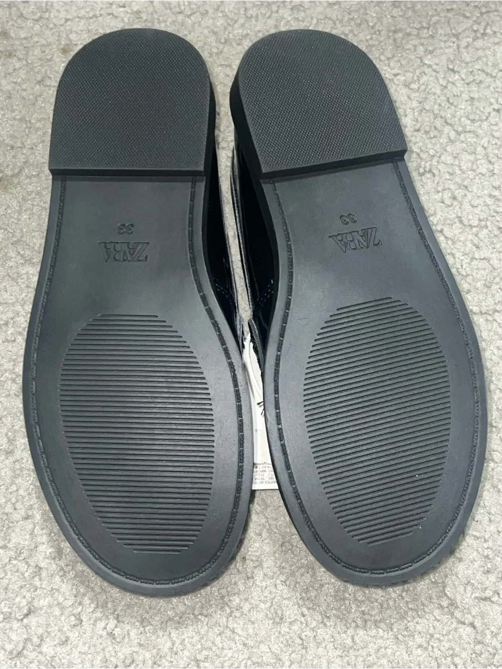 Zara shiny black
