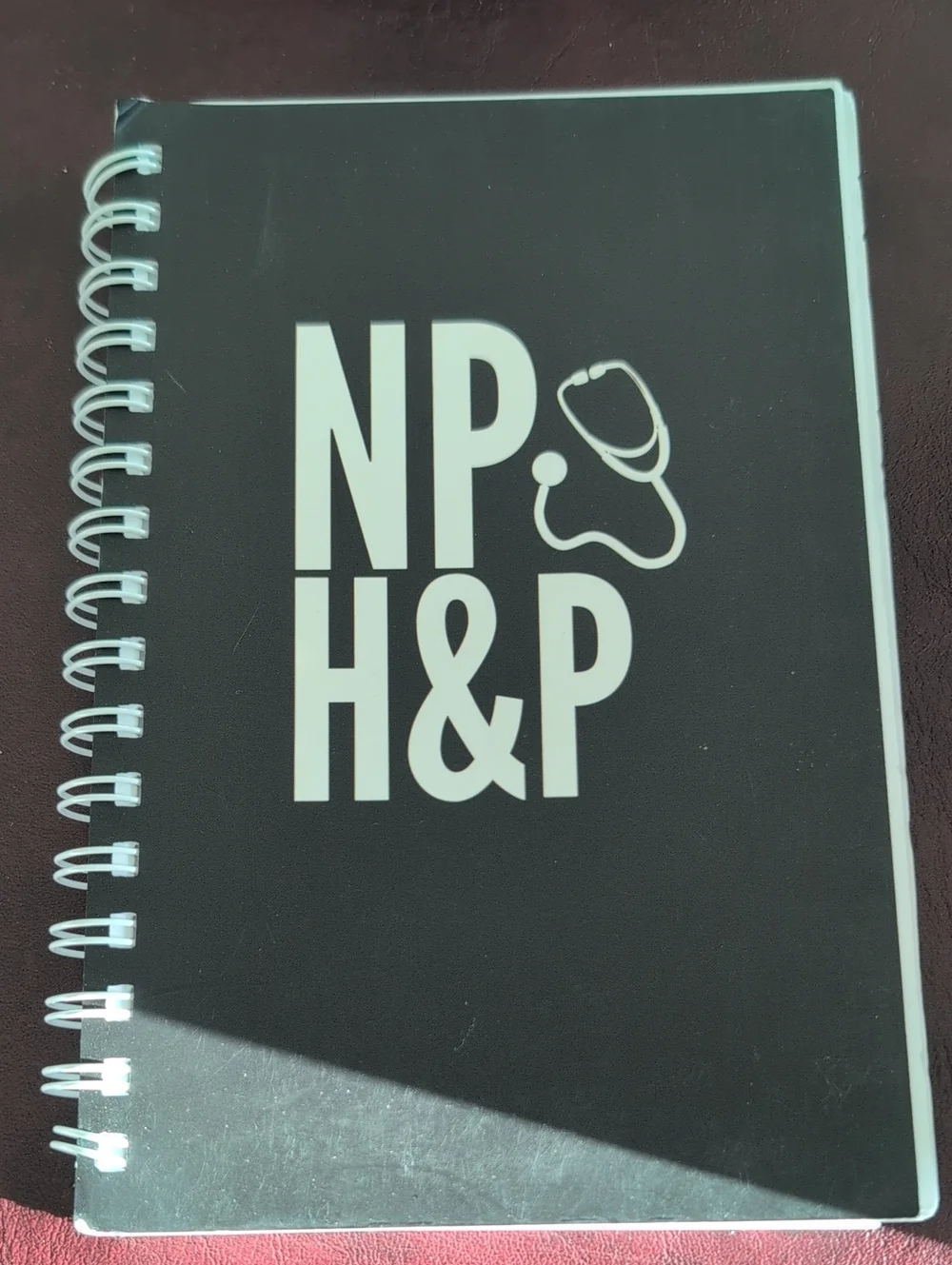 NP H&P Spiral Notebook - Black & White