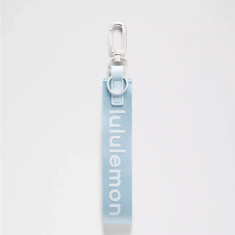 Lululemon Never Lost Keychain- Foam Cloud/Pink Pearl/Silver