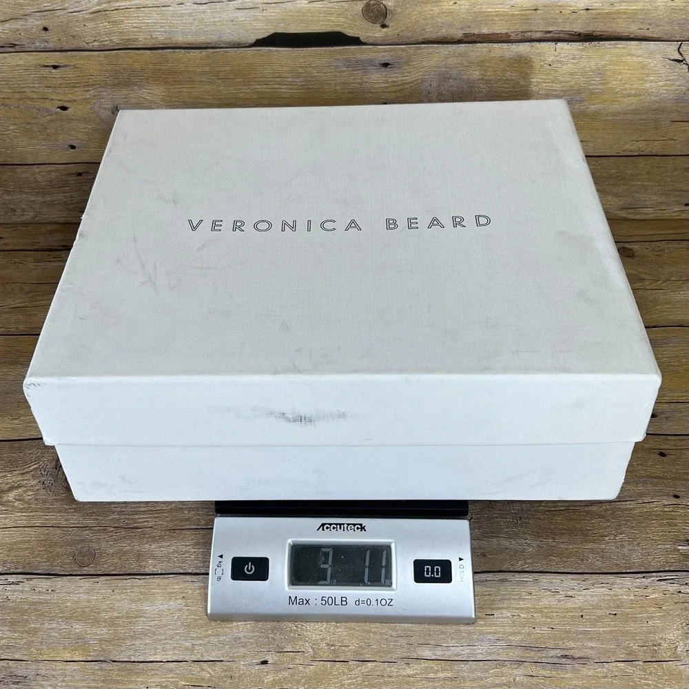 Veronica Beard Black Braided Espadrille Wedge  Leather Ankle‎ Strap Size 10