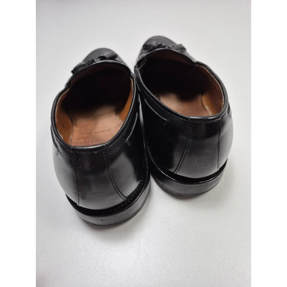 Allen Edmonds Shoes Mens Size 8 E Black Grayson Tassel Loafers Leather Made USA