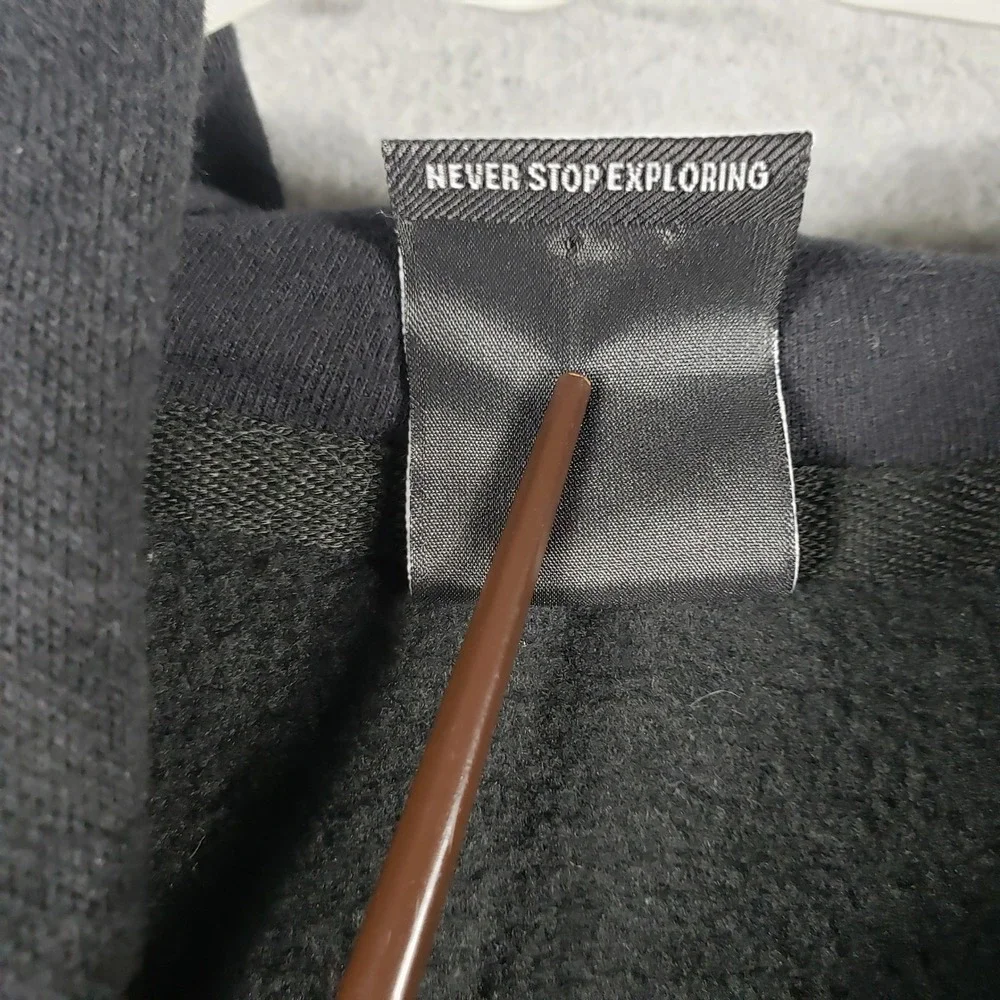 The North Face‎ Gorpcore Hoodie Mens Small Black Pullover Fleece Sweatshirt Vtg