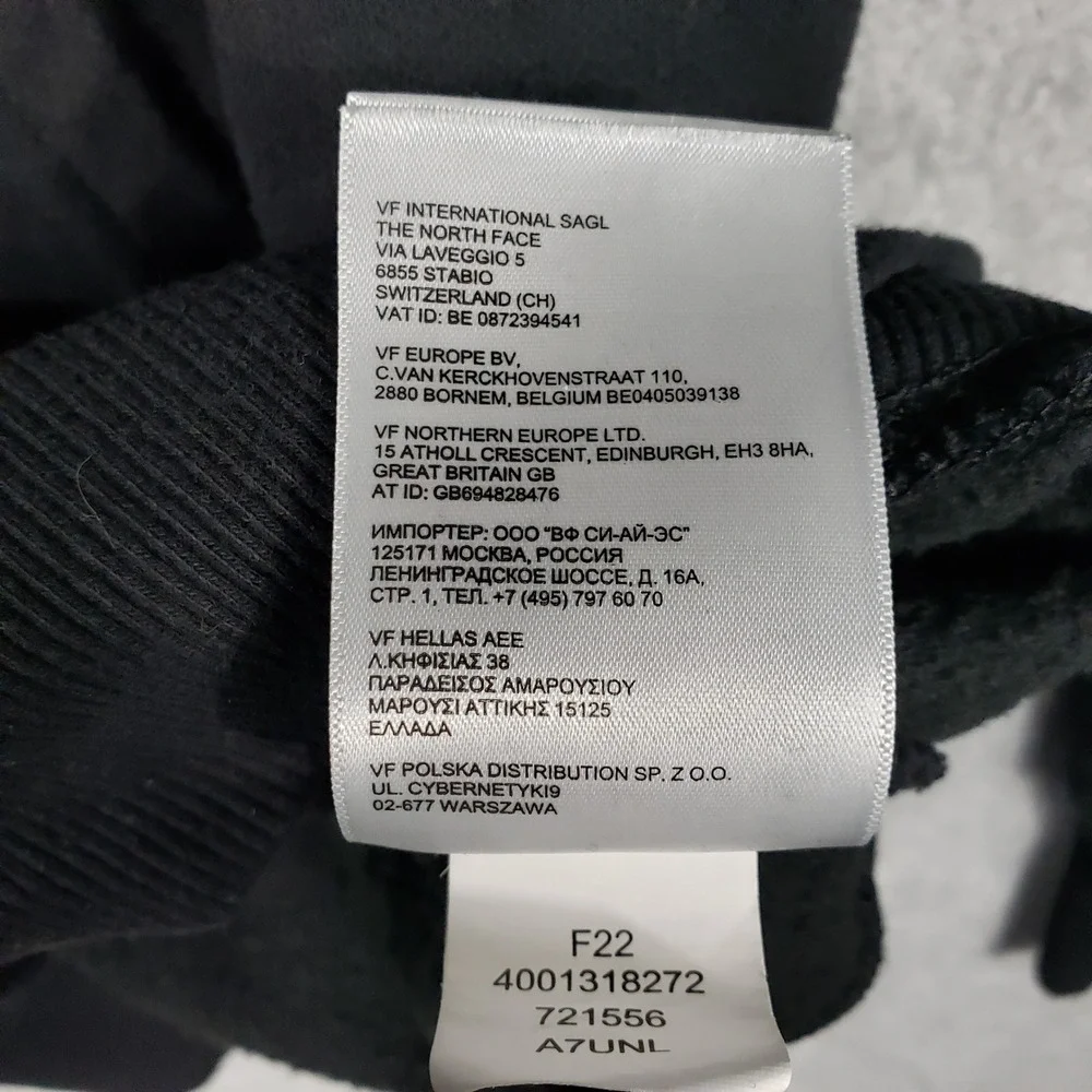 The North Face‎ Gorpcore Hoodie Mens Small Black Pullover Fleece Sweatshirt Vtg