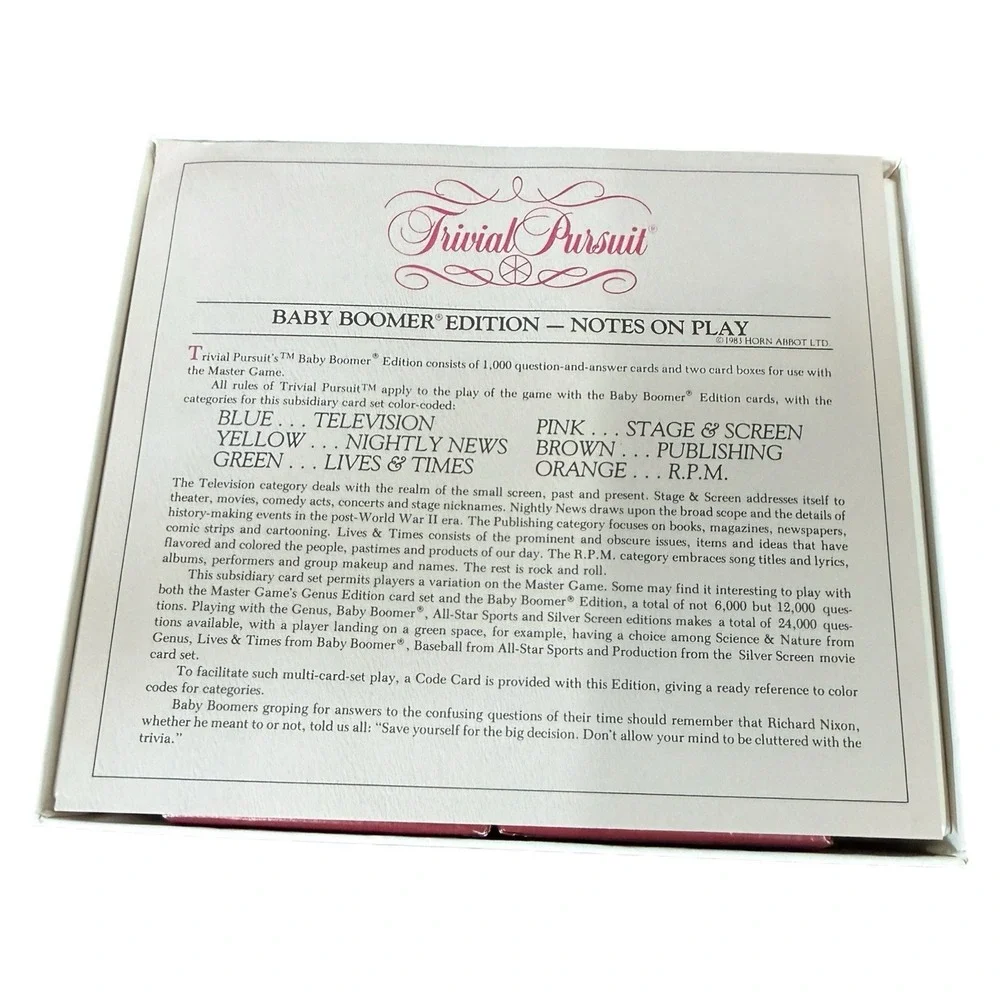 N/A trivial pursuit