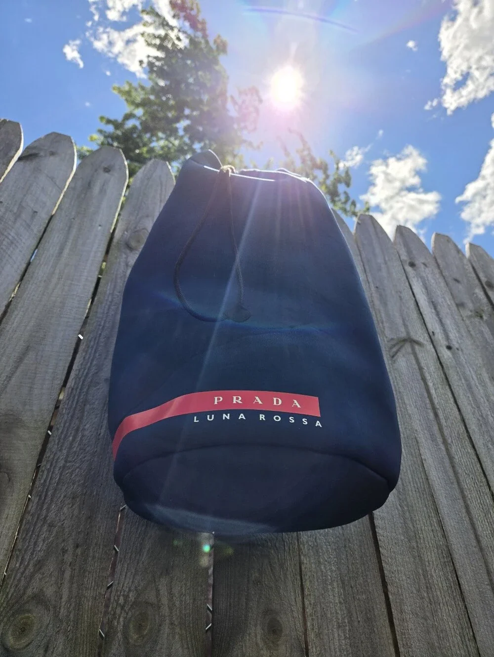 Prada duffel bag