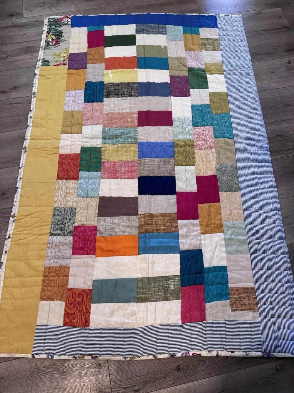 Handmade Quilt Approx 53”x 81”