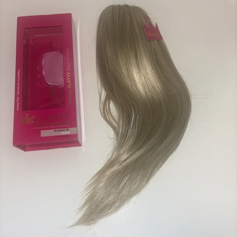 SLAYYY drawstring ponytail