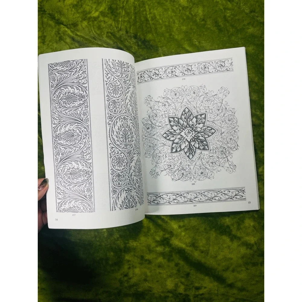 Dover Florid Victorian Ornament‎ Book Clip Art Designs 377 Royalty Free No CD