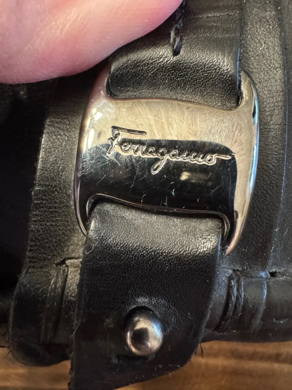 Salvatore Ferragamo smooth black