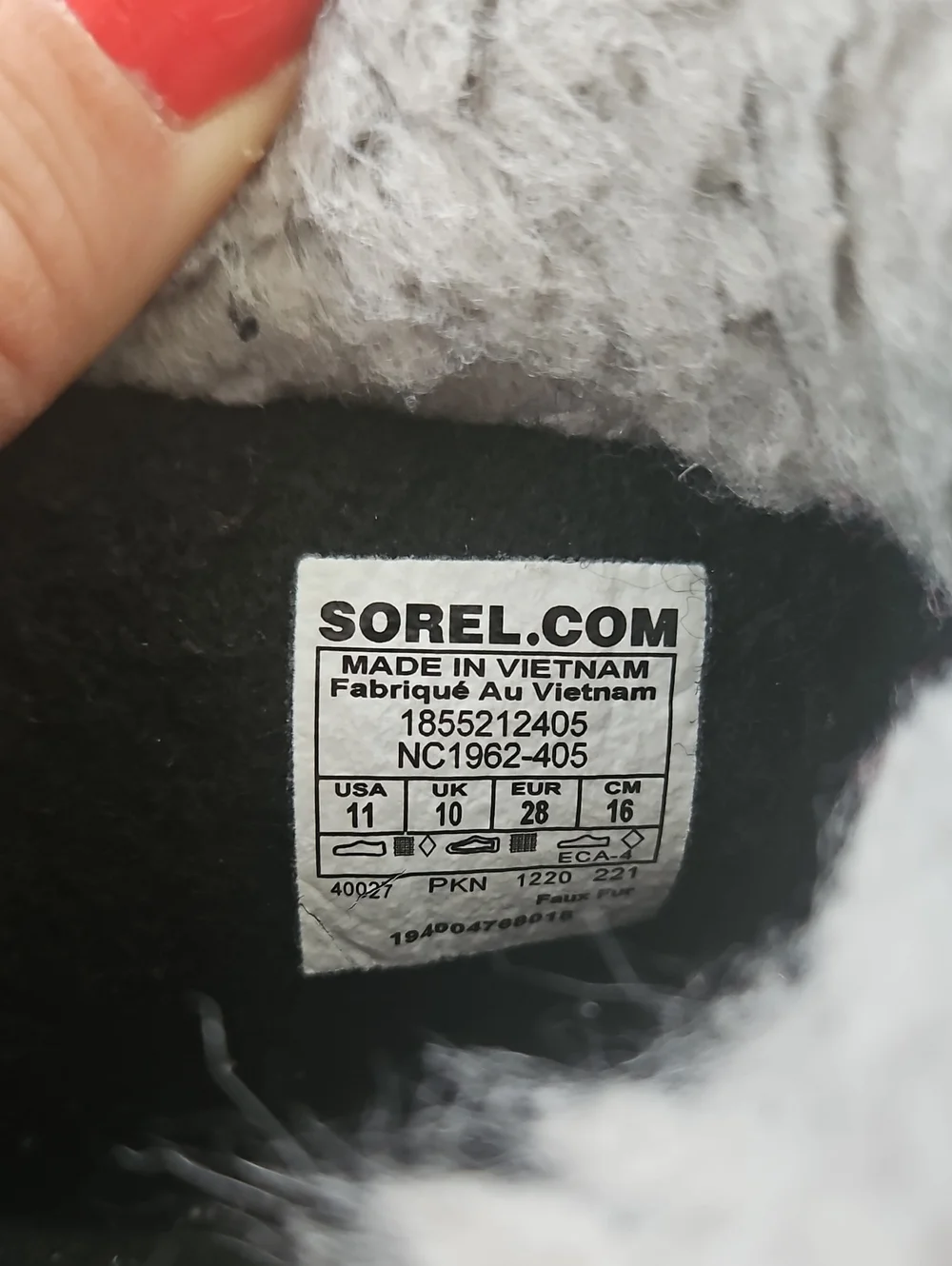 Sorel warm faux