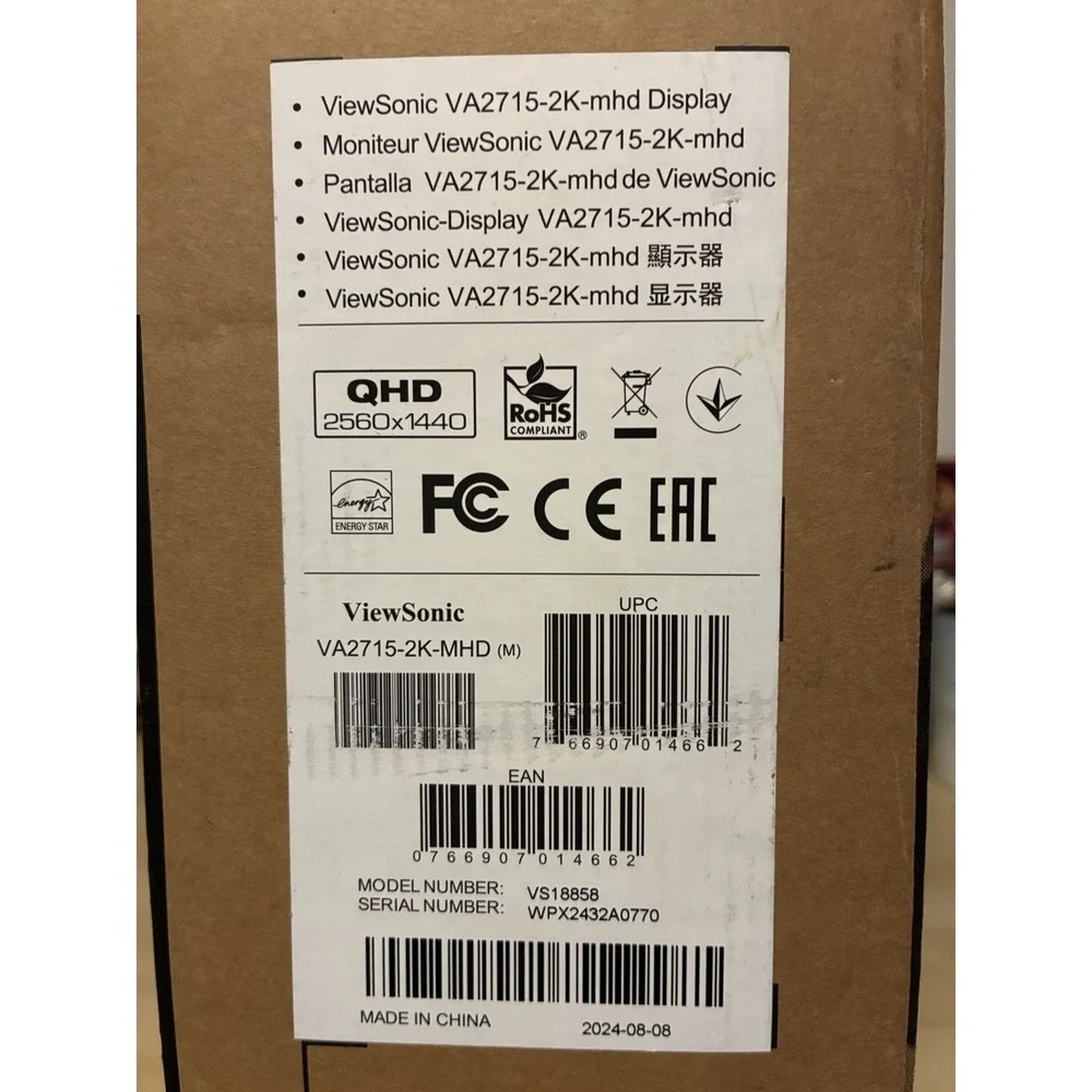 ViewSonic 27 inch