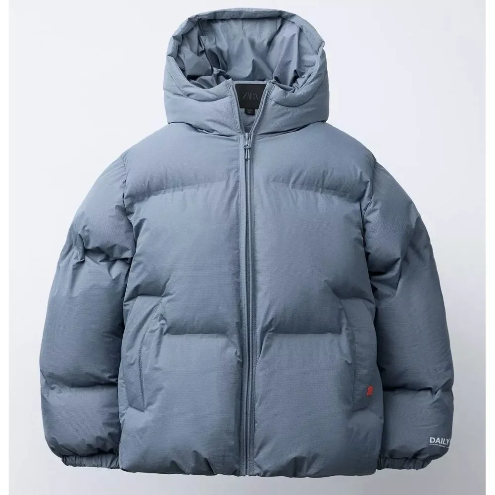 Zara Boy’s Blue Puffer Jacket NWT Size 9-10 years old